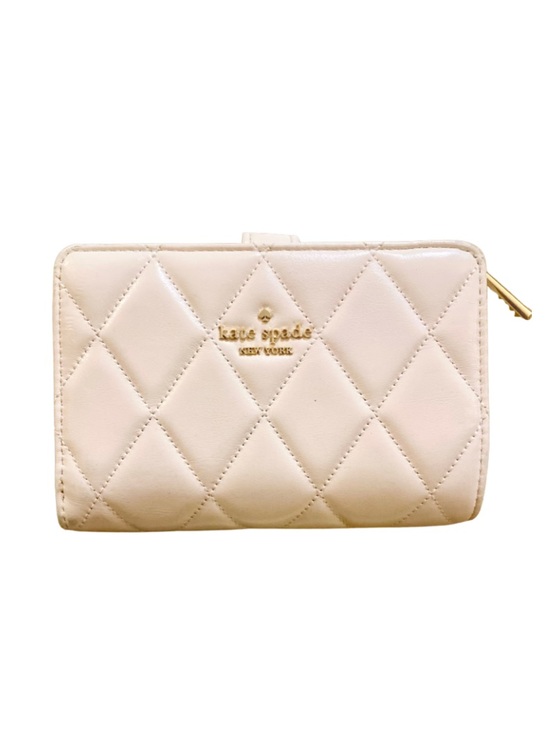 kate spade Handbags - Kate Spade Carey Quilted Leather Ivory White Wallet